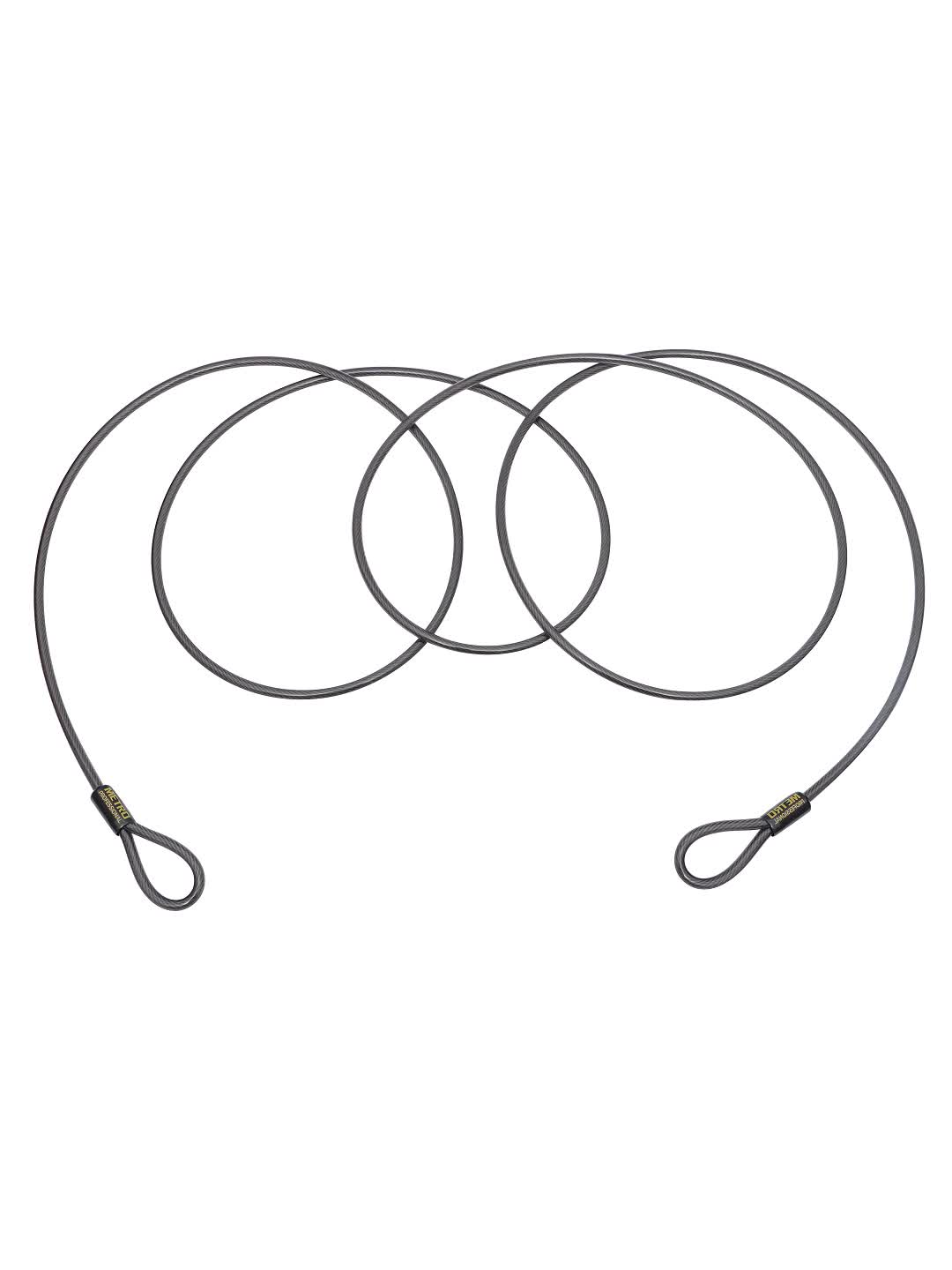 video thumbnail of METRO PROFESSIONAL Câble de sécurité, acier/PVC, 10 m, 2 boucles, noir